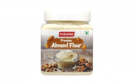 Puramio Premium Almond Flour   Plastic Jar  300 grams